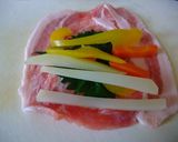 ★豚肉の野菜巻き巻き★作り方3写真