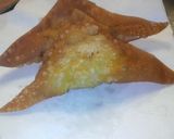 ワンタンの皮で☆簡単☆かぼちゃパイ作り方5写真