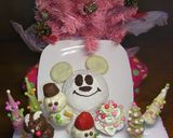 ✿クリスマスケーキ✿ミッキー雪だるま✿作り方6写真