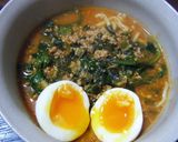 簡単★坦々麺風♪ﾋﾟﾘ辛つけ麺作り方6写真