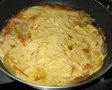 ニンジンで卵丼作り方1写真
