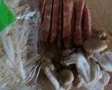 もやしとシメジとおかかの焼きそばで～す作り方1写真