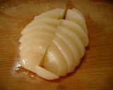 白桃のお手軽パンプディング✾作り方1写真