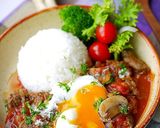 お好みソースでトマトハヤシライス♪作り方8写真