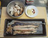 焼き秋刀魚とマッシュルームの絶品パスタ作り方2写真