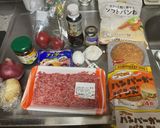 アメリカのハンバーガー作り方1写真
