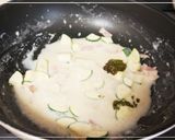 ✿家庭版♡バジルクリームソースのパスタ✿作り方4写真