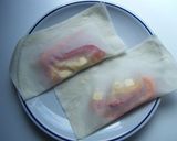 パプリカの焼き春巻き作り方2写真