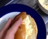 簡単朝食☆たまごロールサンド作り方4写真