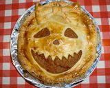 ハロウィンに パンプキンパイ作り方26写真