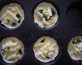 餃子の皮で☆可愛いプチキッシュ作り方7写真