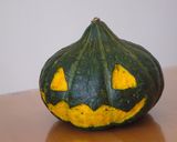 ハロウィンに☆丸ごとかぼちゃグラタン作り方2写真