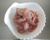 鶏肉とさつま芋のチーズソース煮作り方2写真