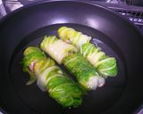 *ロール白菜とカブの葉*スープ煮作り方4写真