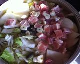 つなぎは白いご飯！ロール白菜とスープ作り方7写真