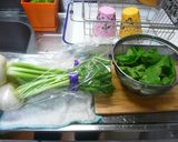 *ロール白菜とカブの葉*スープ煮作り方2写真