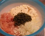 豆腐ととんぶりでぷちふわシューマイ。作り方2写真