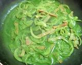 【魔界のご馳走】グリーンパスタ作り方3写真