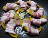 にんにく塩味！かぼちゃの豚バラ巻き作り方7写真
