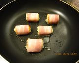 カンタンリゾットベーコン巻作り方4写真