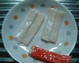 キャラ弁（ビクティニらしきもの）作り方1写真