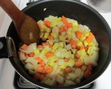 さつま芋と柿で~旬の秋カレー～作り方2写真