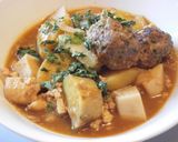余熱調理で栄養満点の肉団子根菜豆腐カレー作り方10写真