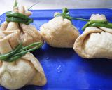 鯖節入り～ヘルシーな油揚げの巾着煮作り方5写真