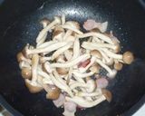 ほうれんそうときのこのクリームパスタ✿作り方3写真