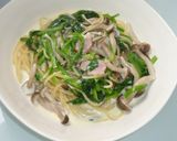 ほうれんそうときのこのクリームパスタ✿作り方6写真