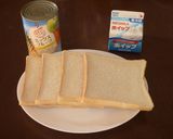 果物サンドイッチをおやつにどうぞ☆作り方1写真