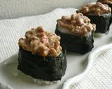 梅と納豆のおにぎり作り方5写真