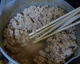 大人の鶏そぼろ。作り方2写真