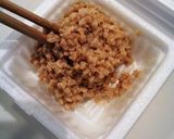 簡単 温か辛味おろしなめこ納豆そば作り方3写真