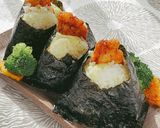 唐揚げカレーキャベツおにぎり作り方8写真