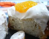 オレンジをのせた紅茶風味の焼いたサバラン作り方5写真