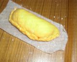オレンジ色野菜蒸パンロールキャベツドッグ作り方6写真