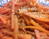 簡単和風にんじんのおかず作り方4写真