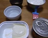 国分さんの缶詰でレアチーズケーキ☆作り方1写真