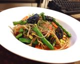インゲンと豆もやしのガラムマサラ炒め作り方10写真