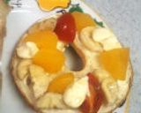 黄桃とバナナとトマトのトースト作り方6写真