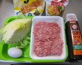 ソース味のキャベツメンチカツ作り方1写真