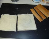 ﾌﾙｰﾂ缶詰と食ﾊﾟﾝのﾁｰｽﾞｸﾘｰﾑ作り方3写真