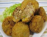 ソース味のキャベツメンチカツ作り方9写真