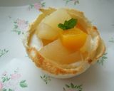 ＊食パンカップでフルーツタルト＊作り方7写真
