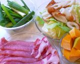 ガッツリ系！豚肉ネギ巻き弁当！作り方1写真
