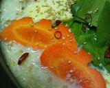パンプキン豆乳鍋♡ハロウィン鍋作り方4写真