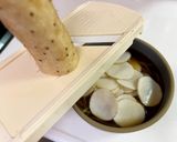 薄切り長芋のあったかお蕎麦作り方4写真