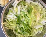 ポッカポカ白菜と生姜の簡単スープ作り方1写真