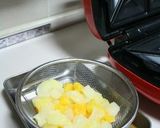 フルーツたっぷり♪栄養満点ホットサンド。作り方1写真